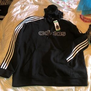 NWT ADIDAS HOODIE IN HOLLOW LETTERS